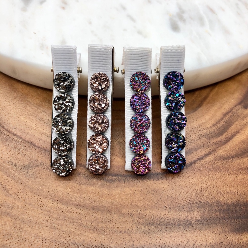 Multi Hair Clip Set Pack Of 4 - Picture 4 of 5